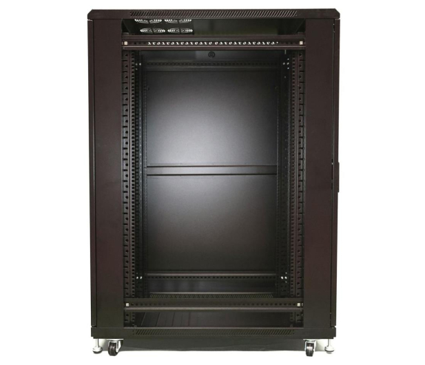Extralink Szafa rack 27U 600x1000mm czarna stojąca EX.11359 - 489498 - zdjęcie 4